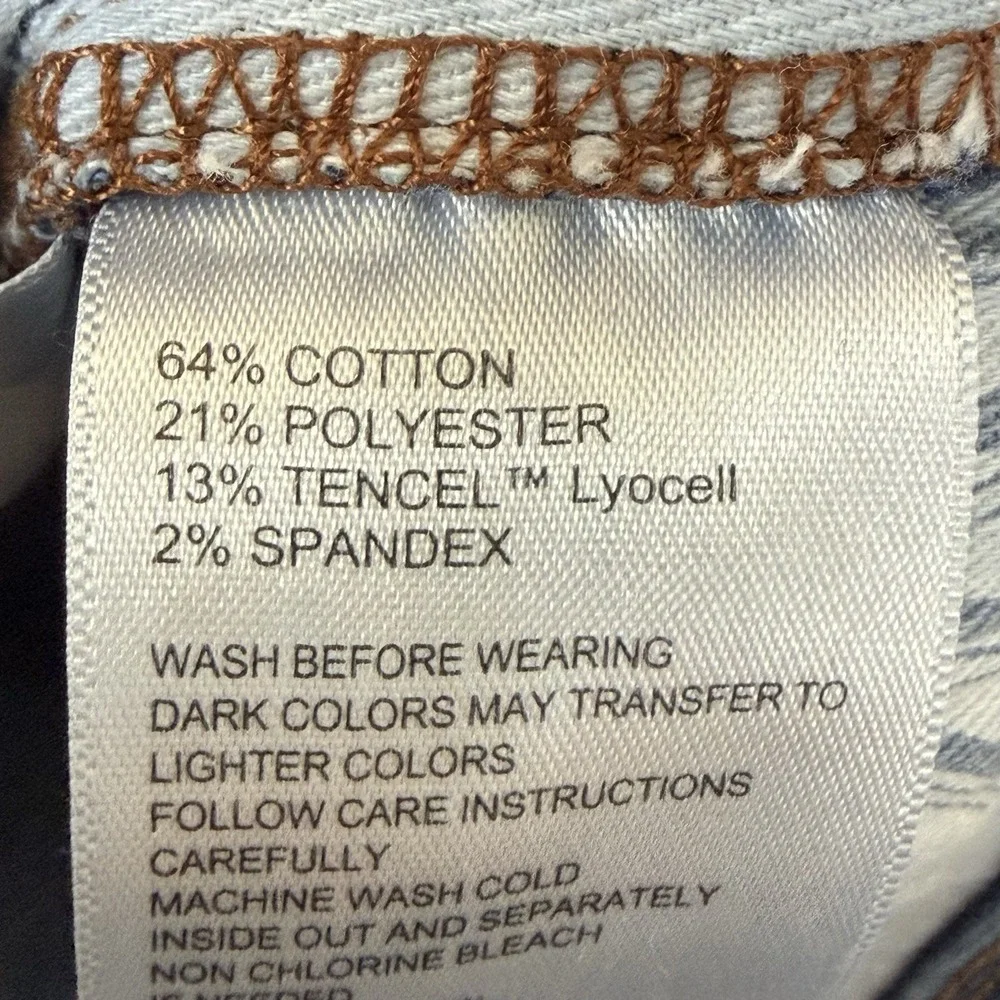 Tommy Bahama Jeans Mens 32 Blue Boracay Straight Leg Medium Wash Stretch Denim